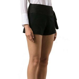 Chloe NWT Calzoncino Black Shorts Side Tie Mare Donna 10 46